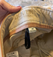 Dover Saddlery Women's Breeches Beige Polyester Elastane Size 26 Riding Pants