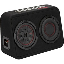 Kicker 48TCWRT672 CompRT 6.75" subwoofer in thin profile enclosure, 2ohm
