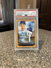 Kodai Senga 2023 Topps x Bob Ross Budding Talents BT-8 Yellow /25 RC Mets POP 1!