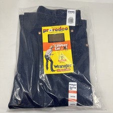 NEW Wrangler Cowboy Cut 13MWZ Pro Rodeo Blue Jeans 34x34