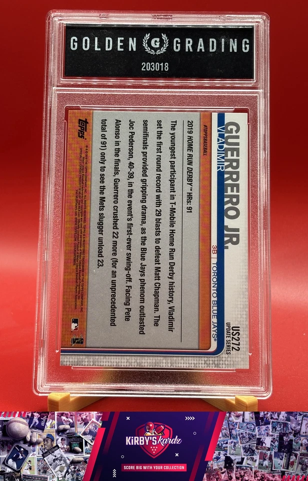 2019 Topps Update #US272 Vladimir Guerrero Jr. Graded 9 - Image 2 of 2