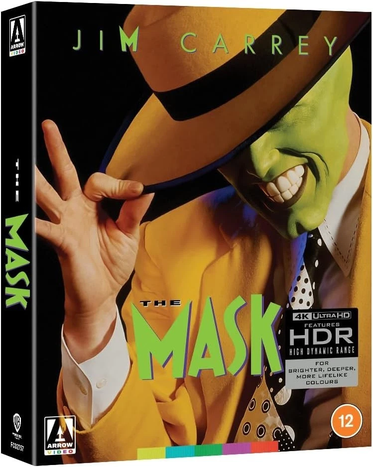 The Mask [4K UHD Blu-ray] (1994) Arrow Video UK Limited Edition Jim Carrey Movie - Image 2 of 4