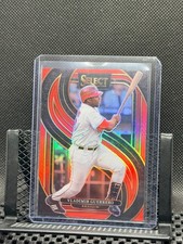 Vladimir Guerrero 2025 Select -  Premier - Red Prizm #59/149 - #140 Angels