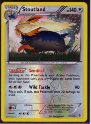 Stoutland 122/149 Boundaries Crossed Reverse Holo Rare