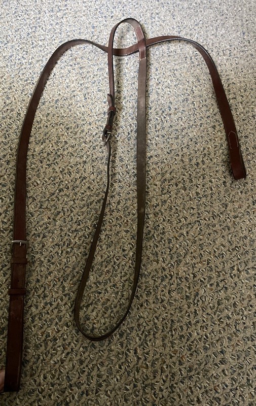 Standing Martingale Oakbark Brown Leather Full Size Horse English Tack