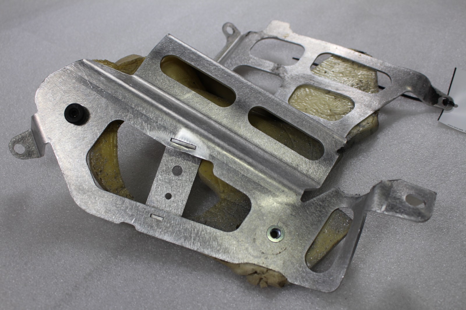 Ferrari 296 GTB, LH, Left, Carpet Foot Rest Bracket, Dmg, Used, P/N 971557