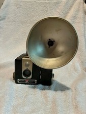 Vintage 1950's Kodak Brownie Hawkeye Camera w/Kodalite Flash Holder