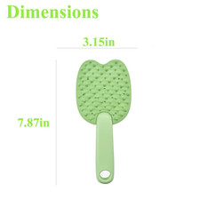Cat Brush for Shedding Dog Brush Hair Cleaning Comb Bath Massage Tool for She...