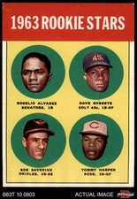 1963 Topps #158 Tommy Harper Rookie Stars 7 - NM