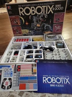 VINTAGE 1984 ROBOTIX SYSTEM R-2000 MOTORIZED MODULAR SYSTEM SET  UNTESTED
