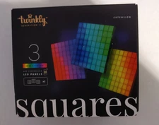 Twinkly Squares LED Panels Extensions LED Panel Light 3 Extension Tiles - New