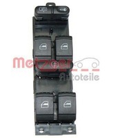 Metzger Fensterheber Schalter Vorne FüR VW Seat Bora Golf Mk4 Passat B5 96-06