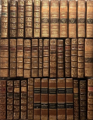 #ad #ad *ONE* 18th Century 1700s Antique French Leather Bound Book $56.95