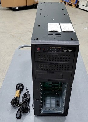 SUPERMICRO 745-9 7048R-TR TOWER Server INTEL XEON E5-2609 V4 32GB SEE NOTES