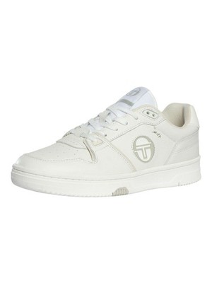Sergio Tacchini Men's Prime Shot Leather Trainers, White