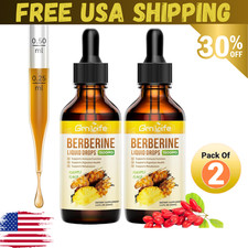 Berberine Supplement, 1500mg Organic Berberine Liquid Drops with Ceylon Cinnamon