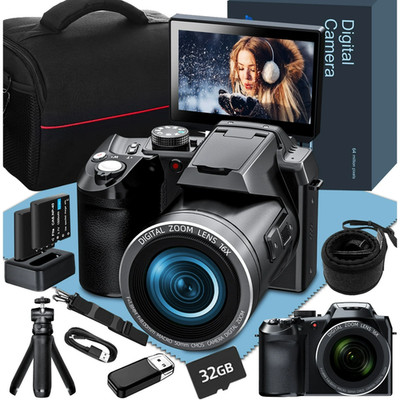 NBD S200-US-CF2 4K 64MP Video Camera with 16X Digital Zoom and