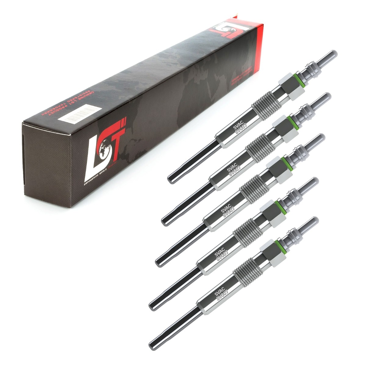 5x Glow Plug Pencil for VW Touareg Transporter V T5