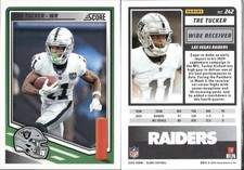 🏈 2025 Panini-Score - Tre Tucker Raiders #242