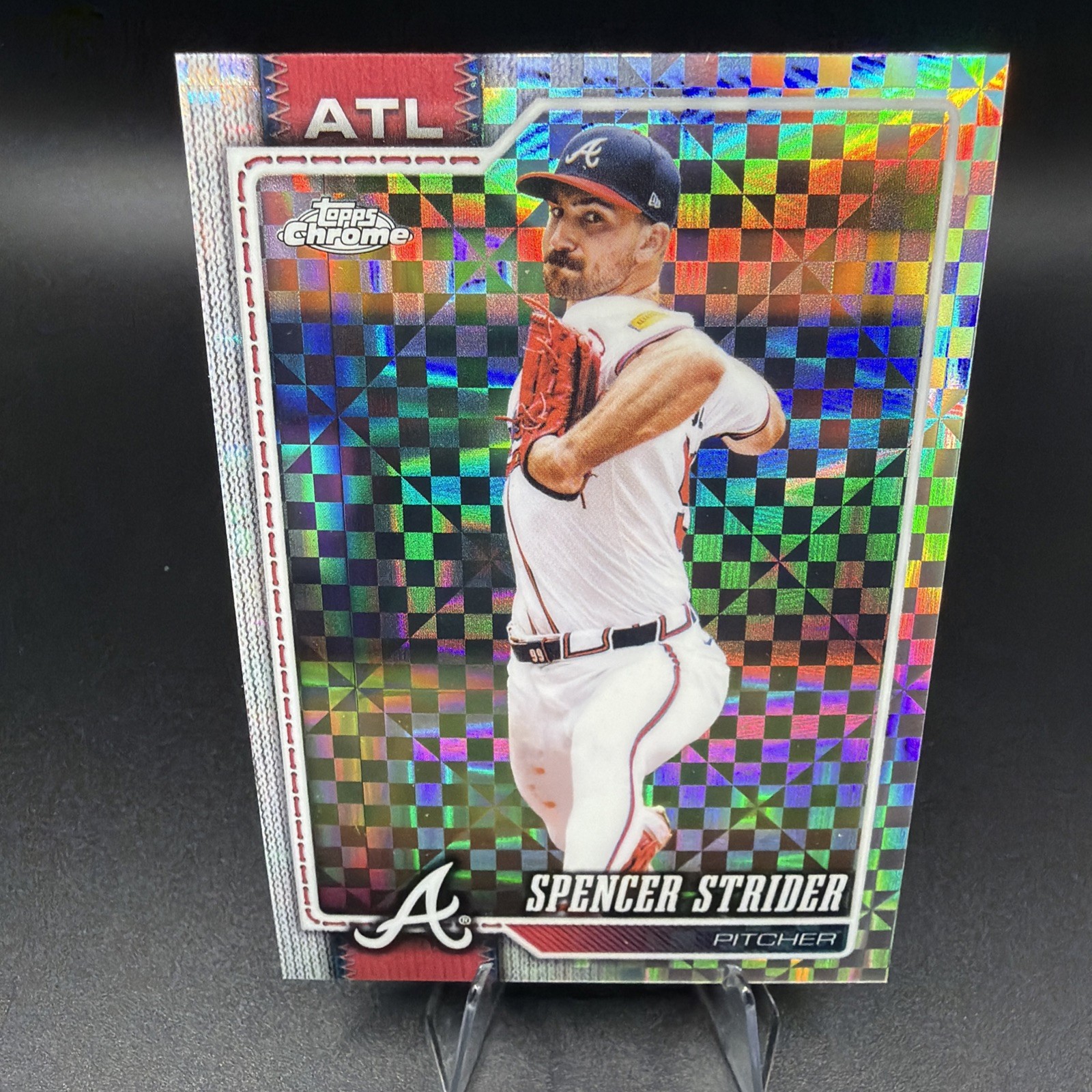 2026 Topps Chrome Spencer Strider Xfractor #4110 Atlanta Braves