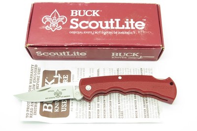 Vintage 1988 Buck 412 Scoutlite Boy Scout Bucklite Lockback Folding Hunter Knife