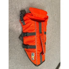 Outward Hound Granby RipStop Dog Life Jacket Small Bright Orange pfd boating