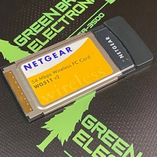 WG511 V2 - NETGEAR - 54MBPS WIRELESS PC CARD - USED