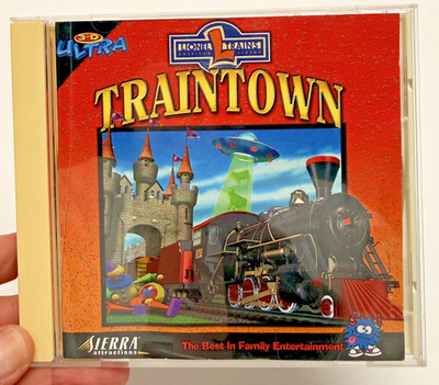 Lionel TrainTown PC Game Vintage 1999 Sierra Complete CD w/ Manual Train Sim