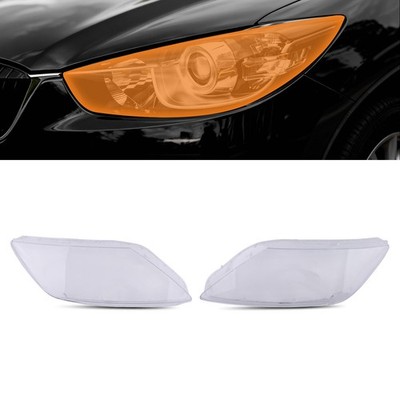 Front Clear Headlight Lens Covers Pair for Mazda CX-7 2007-12 Left Right Side PC