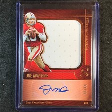 2025 Silhouette Football JOE MONTANA Silhouette Jersey Auto Bronze 1/10