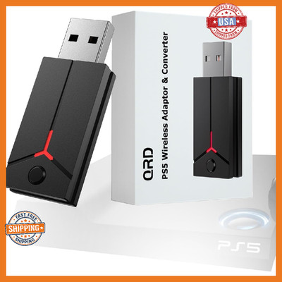 QRD 2-in-1 Wireless Adapter Converter USB for PS5 PC Spark N5 Wireless Controlle