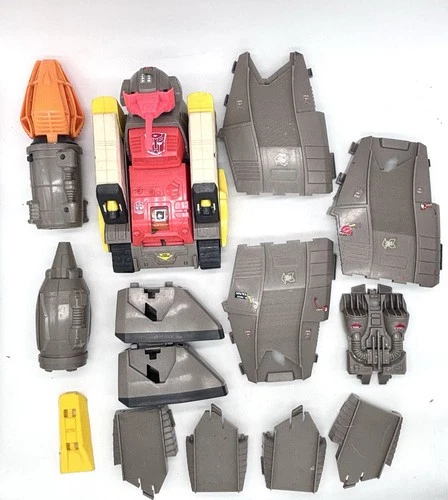 Transformers G1 Omega Supreme Vintage 1985 Incomplete Figure Tank Track Rocket