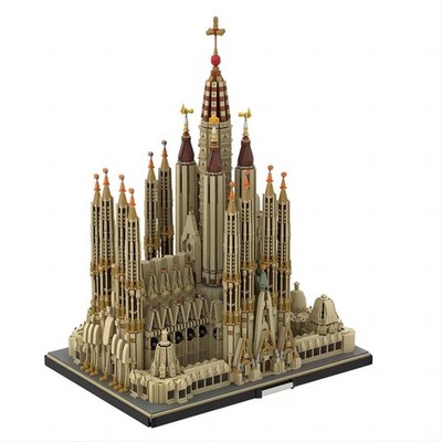 World Icon MOC-65795 Sagrada Familia Bausteine Set 10045 Teile Steine Set