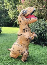 T-Rex Inflatable Adult Unisex Halloween Costume Rechargable Tested Works