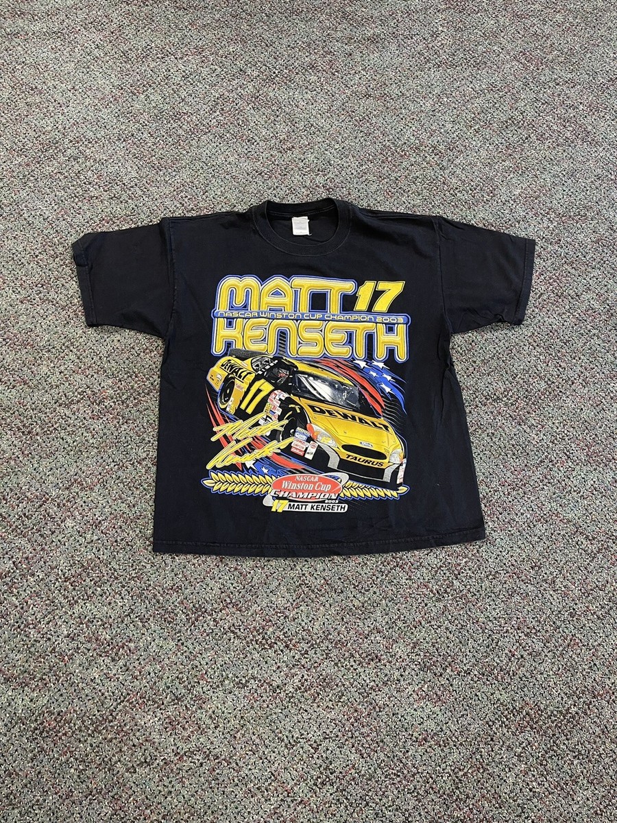 vintage matt kenseth 2003 nascar winston cup champions shirt size