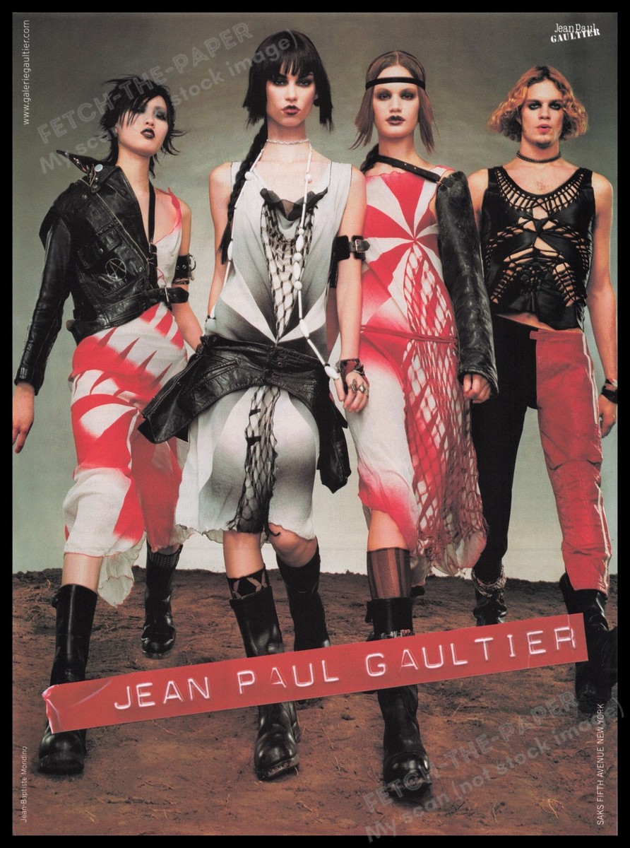 Jean Paul Gaultier 2000s Print Advertisement Ad 2001 Spring Ready
