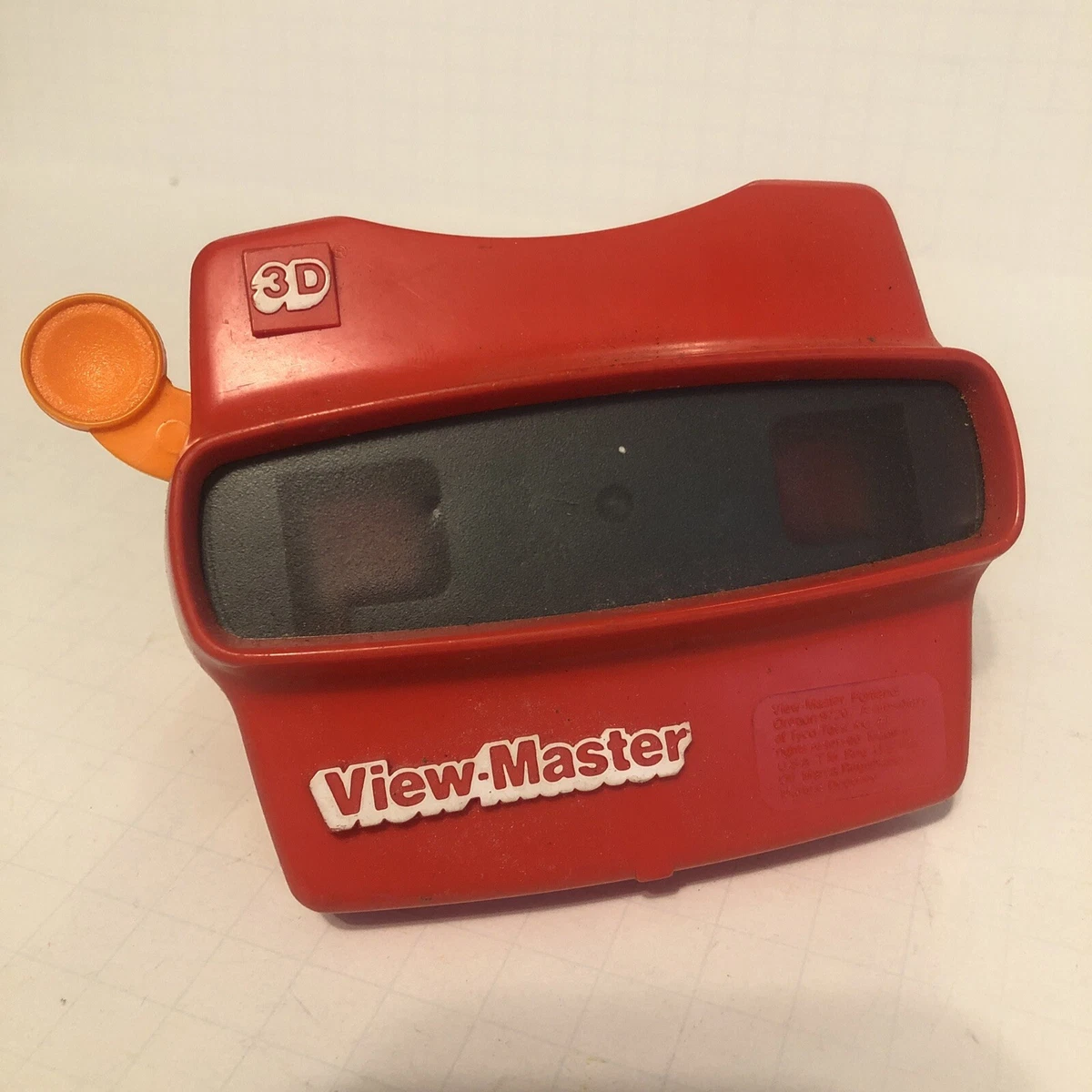 Vintage View Master 3D Viewer Red Classic Viewmaster Toy Slide Viewer USA