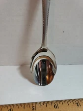 Gorham RIBBON EDGE SATIN Stainless 18/8 Design Studio Silverware Sugar Spoon