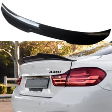 Gloss Black For 2014-2020 BMW 4 Series 2 Doors F32 Coupe 428i Rear Spoiler Wing