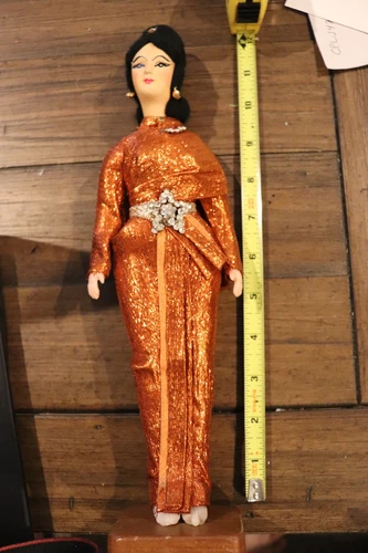 Vintage Asian Geisha Doll 12"