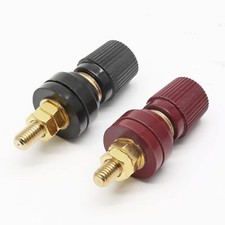 2 Pcs 1/4" Remote Battery Terminal Stud Battery Power Junction Post Connector...