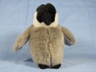 Plush Gray 6" Squeaking Penguin - The Petting Zoo - 1994 — photo 3