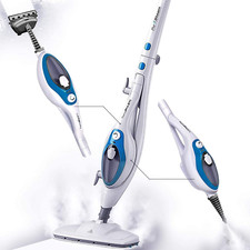 Steam Mop Cleaner 10-in-1 with Convenient Detachable Handheld Unit