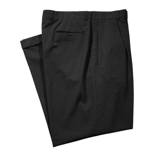 VINTAGE 90s NWT Giorgio Armani Black Corduroy Pants Made in Italy