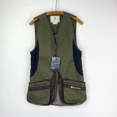 Beretta Silver Pigeon Evo Schießweste Herren XS grün Ton Skeet Mesh Weste