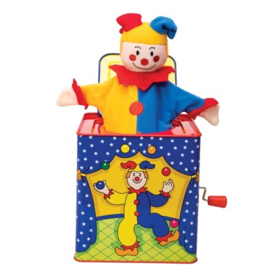 (レアサンプル品)JACK IN THE BOX Traditional Jack-In-The-Box Toy - Delightful Surprise for
