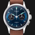 Strela Men's Chronograph Hand-Wound Watch Sea-Gull ST1901 Cosmos Panda 40m