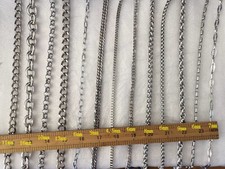 3.3FT 1meter Bulk optional Jewelry Findings Making Stainless steel Chains