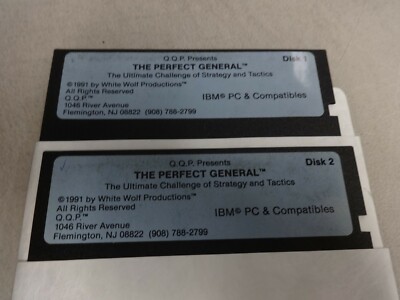 Q.Q.P. - The Perfect General Vintage PC 5.25 Floppy Disk Only Free Ship