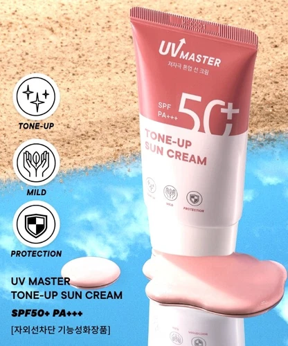 TONYMOLY UV Master Tone Up Sun Cream 50ml SPF50+ PA+++ Sun Block Sunscreen NEW